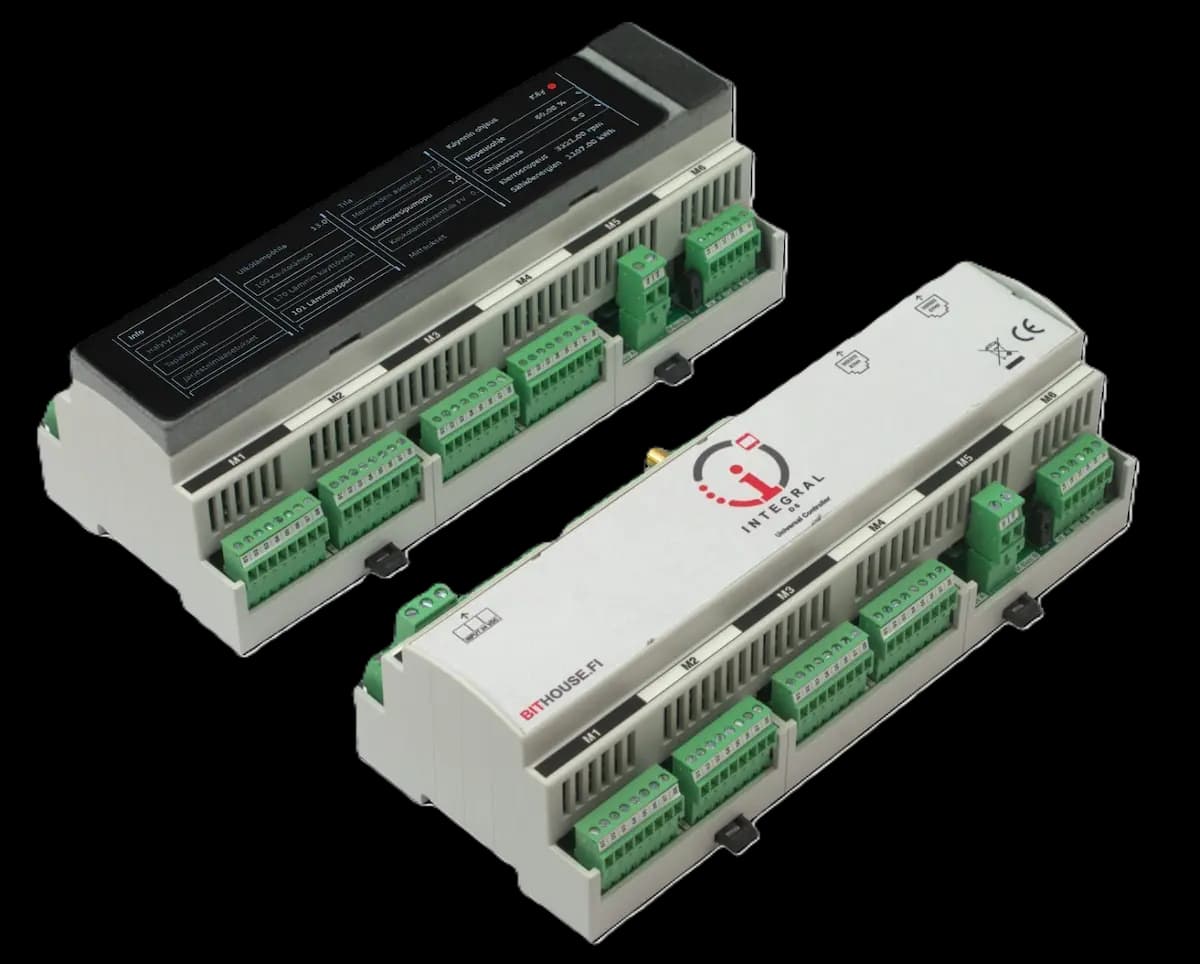 Integral processor with touch display